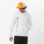 Salomon Graphic Pull Over Erkek Sweatshirt - Beyaz - 2XL