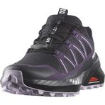 Salomon Kadın Speedcross Peak, Siyah/Nightshade/Orkide Petal, 38 EU