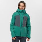 Salomon LC1583200 Yeşil Highland Jkt M Erkek Kayak Ceketi