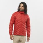 Salomon LC1840400 Outline Down Kırmızı Erkek Outdoor Mont