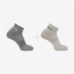 Salomon LC1983400 Evasion Ankle 2 Pack Gri Unisex Çorap