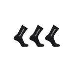 Salomon LC2086000 Everyday Crew 3 Pack Siyah Unisex Çorap