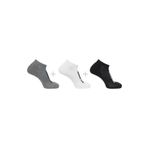 Salomon LC2087100 Everyday Low 3 Pack Siyah Beyaz Gri Unisex Çorap