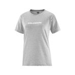 Salomon Lc2217 Logo Ss Tee W Tişört Kadın T-shirt Gri