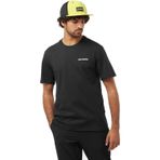 Salomon LC2219400 Graphic Perf SS Tee M Siyah Erkek T-shirt