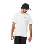 Salomon LC2219500 Graphic Perf SS Tee M Beyaz Erkek T-shirt