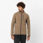 Salomon LC2224400 Kahverengi Essential Lightwarm SHITAKE Tam Fermuar Erkek Polar