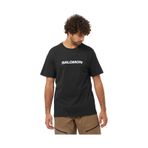 Salomon LC2245400 Siyah Erkek T-shirt