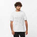 Salomon LC2246900 Graphic SS TEE M Beyaz Erkek T-shirt
