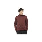 Salomon Lc2300700 Sntial Midfleece Fz M Outdoor Ceket Erkek Ceket bordo