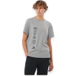 Salomon Logo Combo Ss Tee Gri Kadın T-shirt