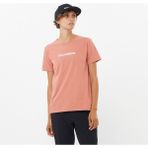 Salomon Logo Kadın Tişört - Pembe - XL