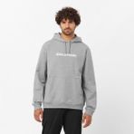 Salomon Logo Performance Gri Erkek Sweatshirt