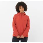 Salomon Mountain Flex Kapüşonlu Kadın Outdoor Montu - Kırmızı