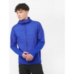 Salomon Outline Hybrid Mavi Lacivert Tam Fermuar Erkek Polar