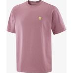 Salomon Round Logo Graphıc Erkek Tişört Dusky Orchid LC2844900 - XL - Pembe
