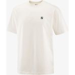 Salomon Round Logo Graphıc Erkek Tişört Whisper White LC2832500 - XL - Krem