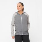 Salomon Runlife Kadın Sweatshirt - Gri - XS