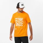 Salomon Running Graphic Erkek Koşu Tişört - XL - Çok Renkli