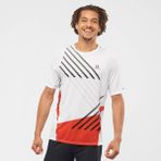 Salomon SENSE AERO Erkek Koşu Tişört White LC1744400 - Beyaz