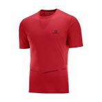 Salomon Sense Ultra Tee M- Erkek Koşu Tişört LC1295000 - XS - Kırmızı