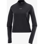 Salomon Shakeout Blıss Ls Kadın Koşu Tişört Deep Black LC2660000 - Siyah - XL