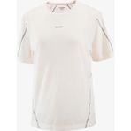 Salomon Shakeout Core Kadın Koşu Tişört Whisper White LC2660600 - Krem - XS