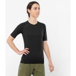 Salomon S/LAB SPEED Kadın Koşu Tişört Black LC2152200 - Siyah