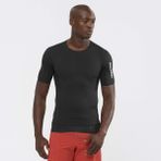 Salomon S/llab Nso Erkek Kısa Kollu Koşu T-Shirt - Siyah