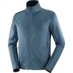 Salomon SNTIAL MIDFleece Polar FZ M Erkek Fleece Polar Gece Yarısı Donanması M