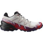 Salomon Speedcross 6 Kadın Koşu Ayakkabısı Beyaz Renkli SensiFit Teknolojisi ile Dayanıklı