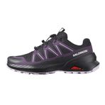 Salomon Speedcross Peak Trail Siyah Nightshade Orkide Petal Kadın Koşu Ayakkabısı