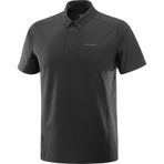 Salomon Trackline Erkek Siyah Polo Tişört ERKEK POLO T-SHIRT LC2439400, LC2439400 DEEP BLACK//, S