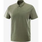Salomon Trackline Erkek Yeşil Polo Tişört