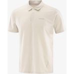 Salomon Tracklıne Polo Erkek Tişört Silver Cloud LC2745700 - Krem