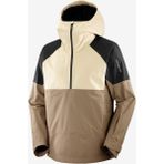 Salomon TRANSFER ANORAK Erkek Kayak Montu Black LC2273300 - Çok Renkli