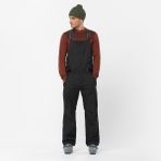 Salomon Transfer Bib Pant Erkek Siyah Kayak Pantolonu