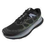 Salomon Ultra GLIDE 2 Erkek Trail Koşu Ayakkabısı L47386200 Siyah/Çakmaktaş/Yeşil.Gecko, Siyah/Flint.Stone/Green.Gecko, 25.0 cm