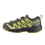 Salomon Unisex Çocuk Xa Pro V8 Arazi Koşu Ayakkabısı, Urban Chic Black Dark Citron, 37 EU