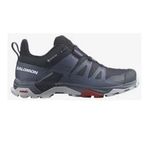 Salomon X Ultra 4 Carbon Antrasit Mavi Gore-Tex Erkek Outdoor Ayakkabı