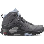 Salomon x Ultra 4 Mid Gtx Su Geçirmez Gri Outdoor Bot Bağcıklı Yapı ile Dayanıklılık Sunar
