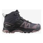 Salomon x Ultra 4 Mid Gtx W Lacivert Kadın Bot - Sarı