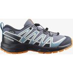 Salomon Xa Pro V8 Waterproof Çocuk Ayakkabı Grisaille L47857000 - Lacivert