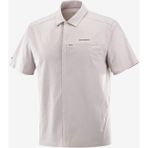 Salomon Xplration Ss Shirt M Erkek Gömlek - Krem - 2XL