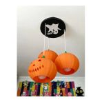 Salon Avizesi,Çocuk Odası Avize,Halloween,Salon Avize Bal Kabağı Avize 3Lü Avize