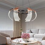 Salon Bitkileri Karlos 6 Li Yuvarlak 7 Watt Ledli Modern Tasarım Oturma Odası Salon Sarkıt Avize Beyaz