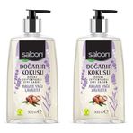 Saloon Doğanın Kokusu Argan Yağı Lavanta 500 ml 2'li Sıvı Sabun