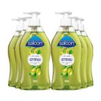 Saloon Zeytinyağlı 6x400 ml Çoklu Paket Sıvı Sabun