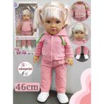 Salsepetial Büyük Boy Et Bebek 46 cm Kokulu Kutulu Model Bebek Tina Bebek 46 cm - Açık Pembe