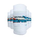Saltıklar 10 Kar Beyaz 100 gr 5 Adet Polyester Makrome İpi